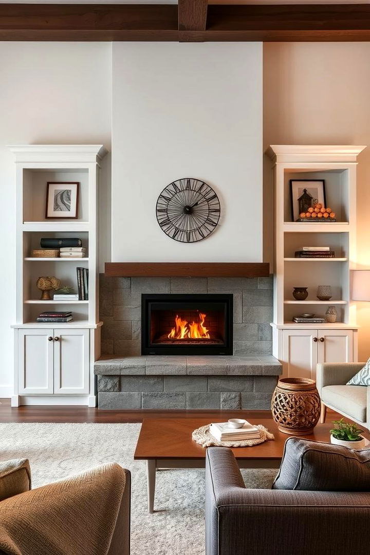 Multi functional Designs - 22 Off-center Fireplace Ideas