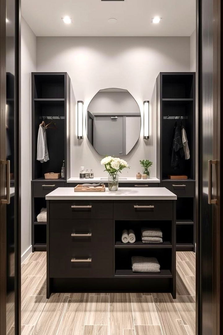 Multi functional Islands - 22 Small Dressing Room Ideas