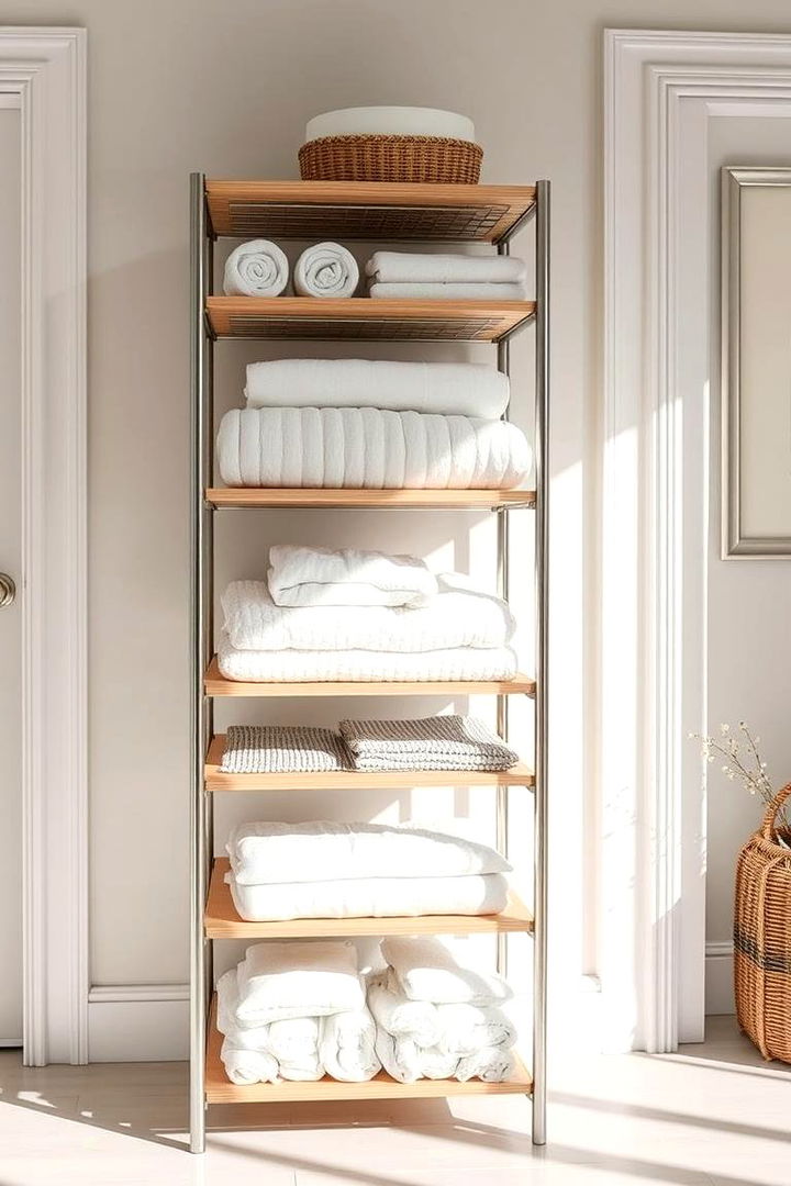 Multi functional Linen Towers - 22 Bathroom Furniture Ideas