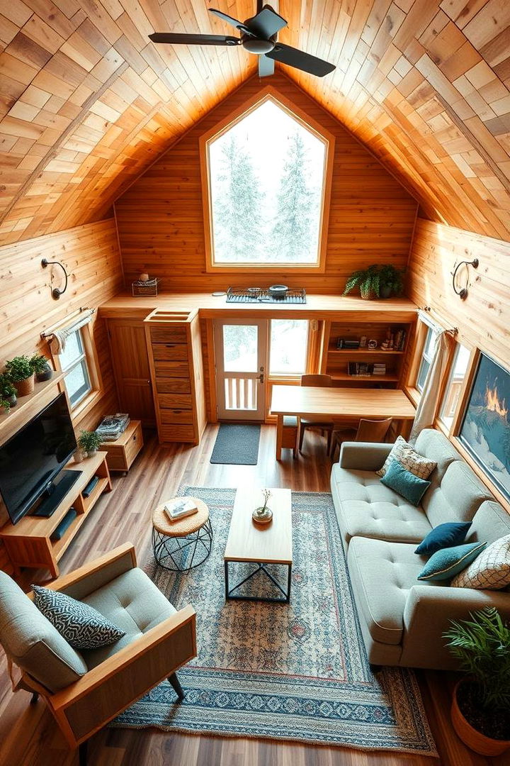 Multi functional Living Areas - 22 Cabin Living Room Ideas