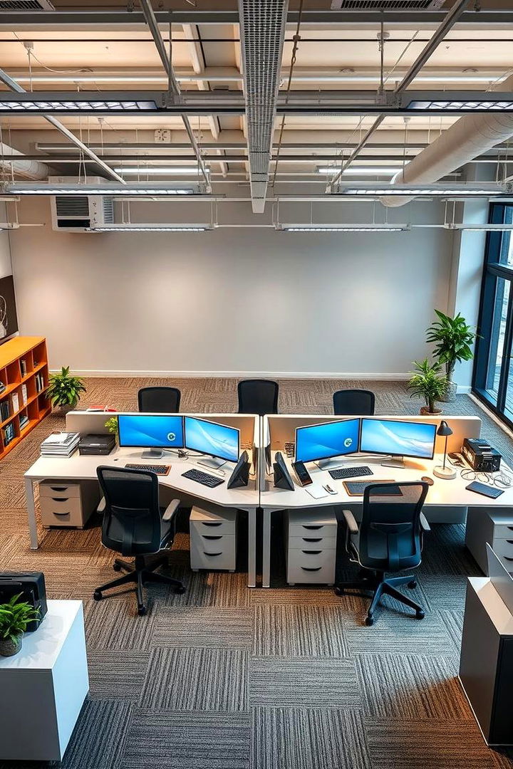 Multi functional Office Space - 22 Home Office Ideas for Him