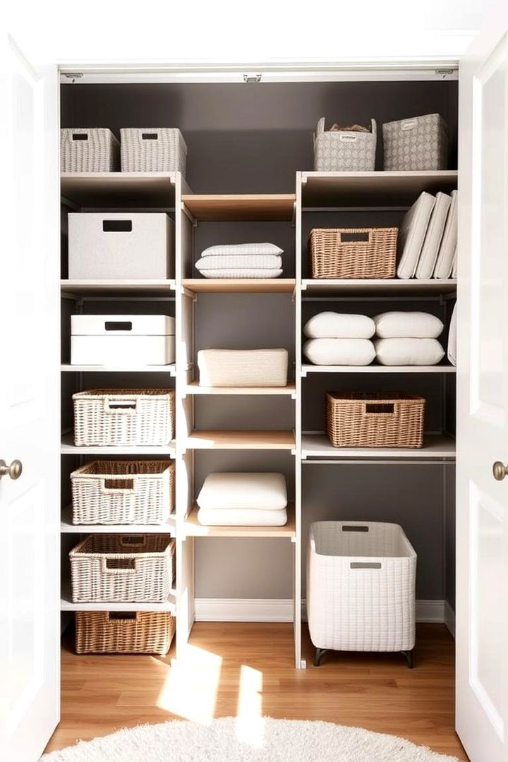 Multi functional Shelving Units - 22 Nursery Closet Ideas