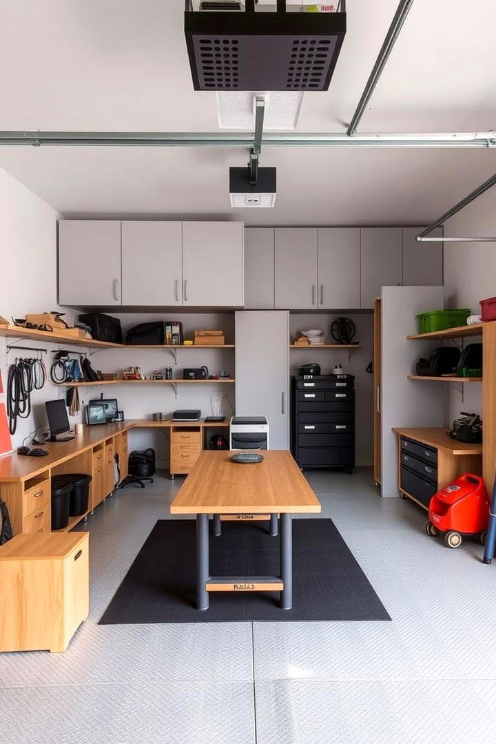 Multi functional Space Design - 22 Garage Makeover Ideas