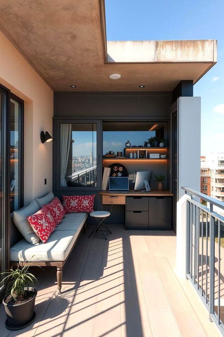 Multi functional Space - 22 Balcony Ideas
