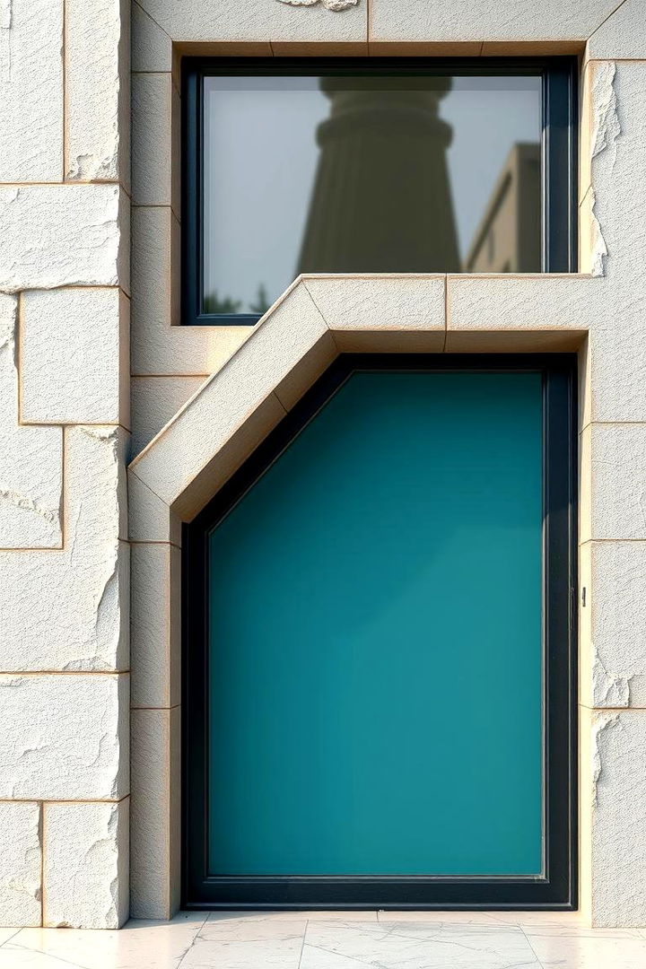 Multi layered Framing Accents - 22 Exterior Window Trim Ideas