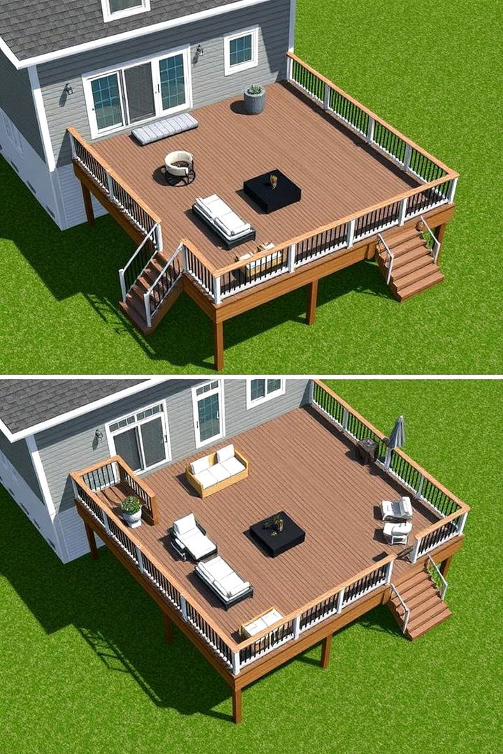 Multi level Decking Designs - 22 Above-ground Pool With Deck Ideas