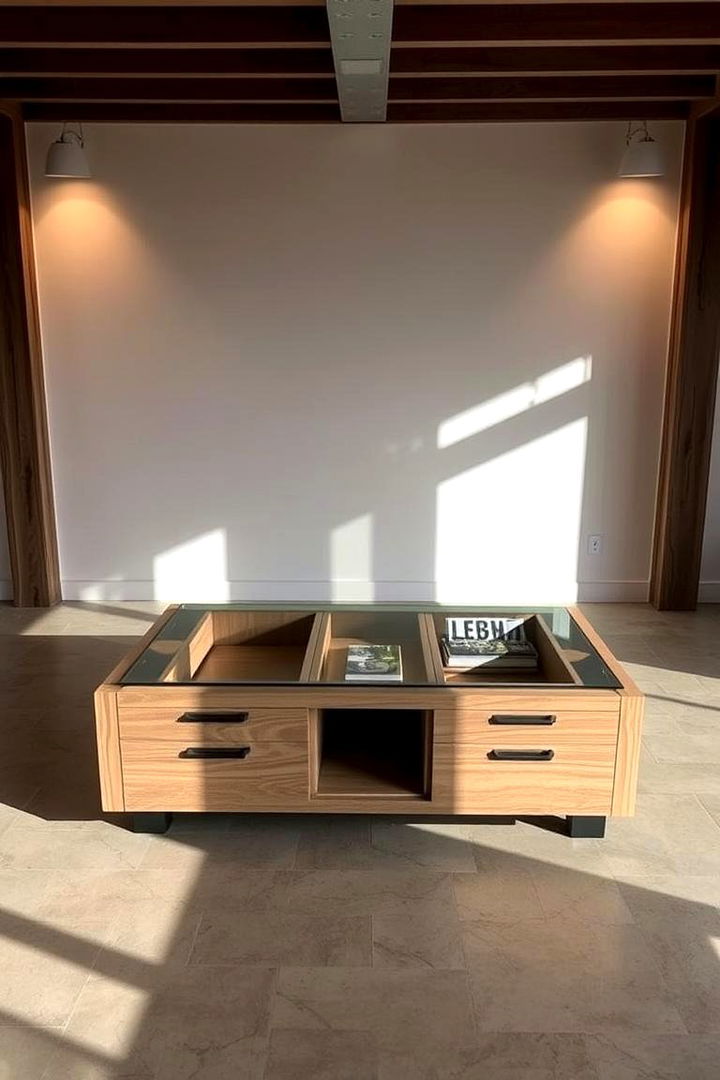 Multi purpose Coffee Table - 22 Basement Furniture Ideas