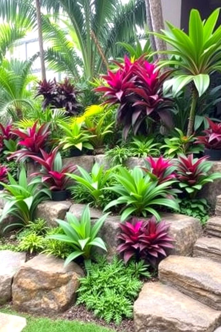 Multi tiered Garden Levels - 22 Tropical Pool Landscaping Ideas