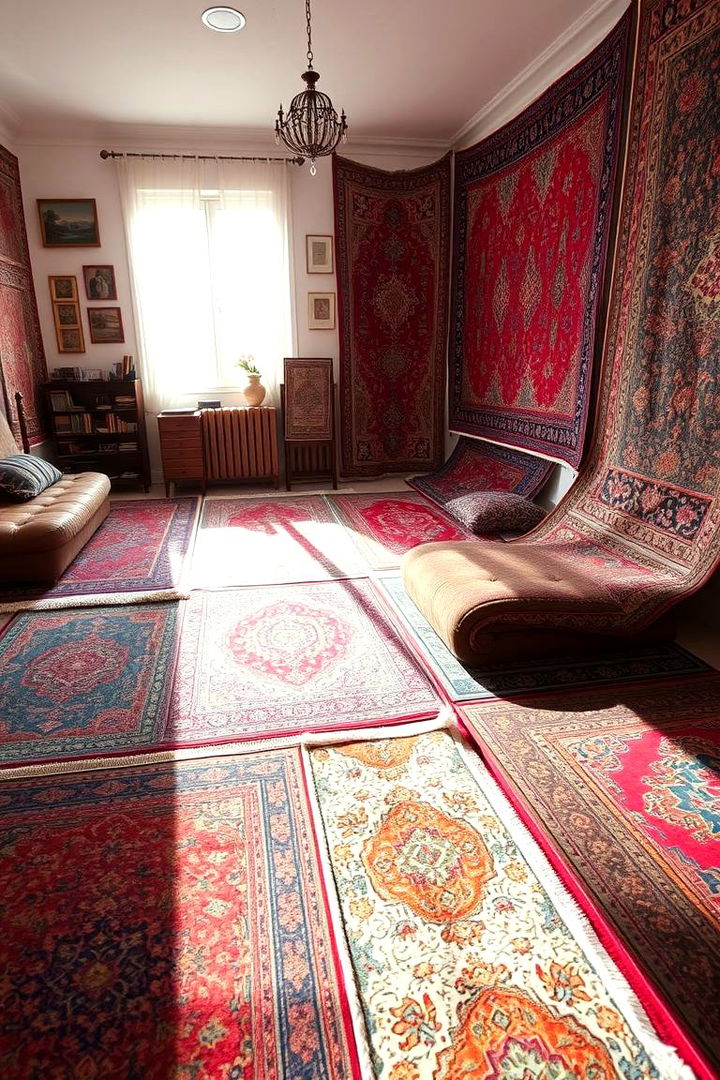 Multicolor Rugs and Carpets - 22 Colorful Bedroom Ideas