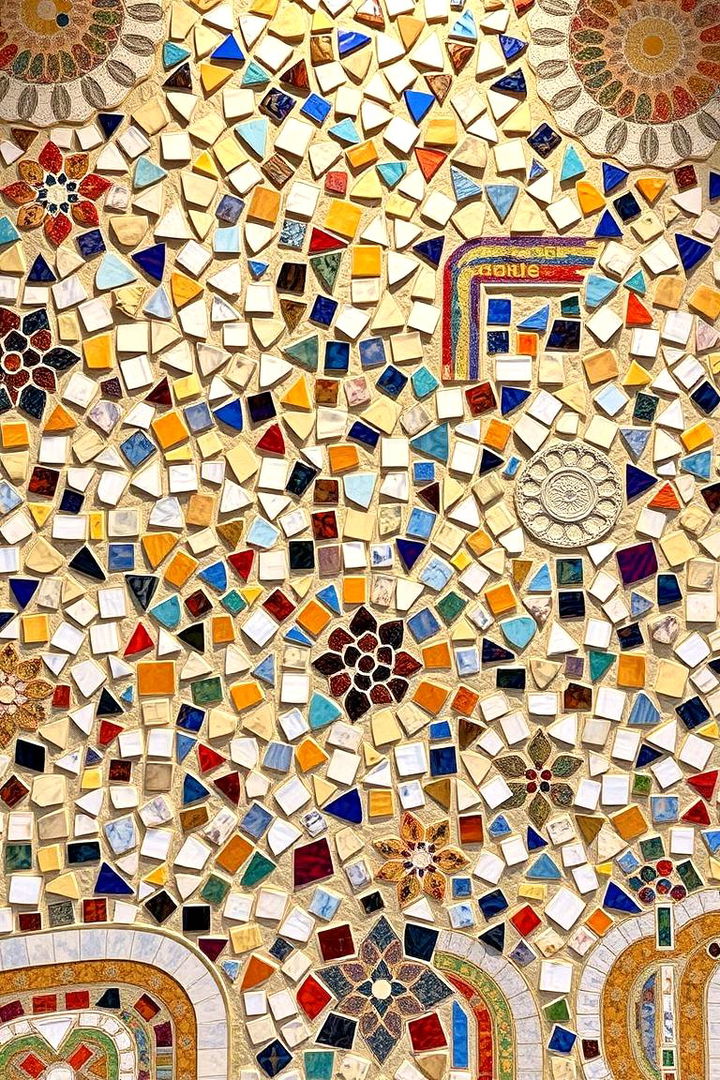 Multifaceted Mosaic Motifs - 22 Geometric Accent Wall Ideas