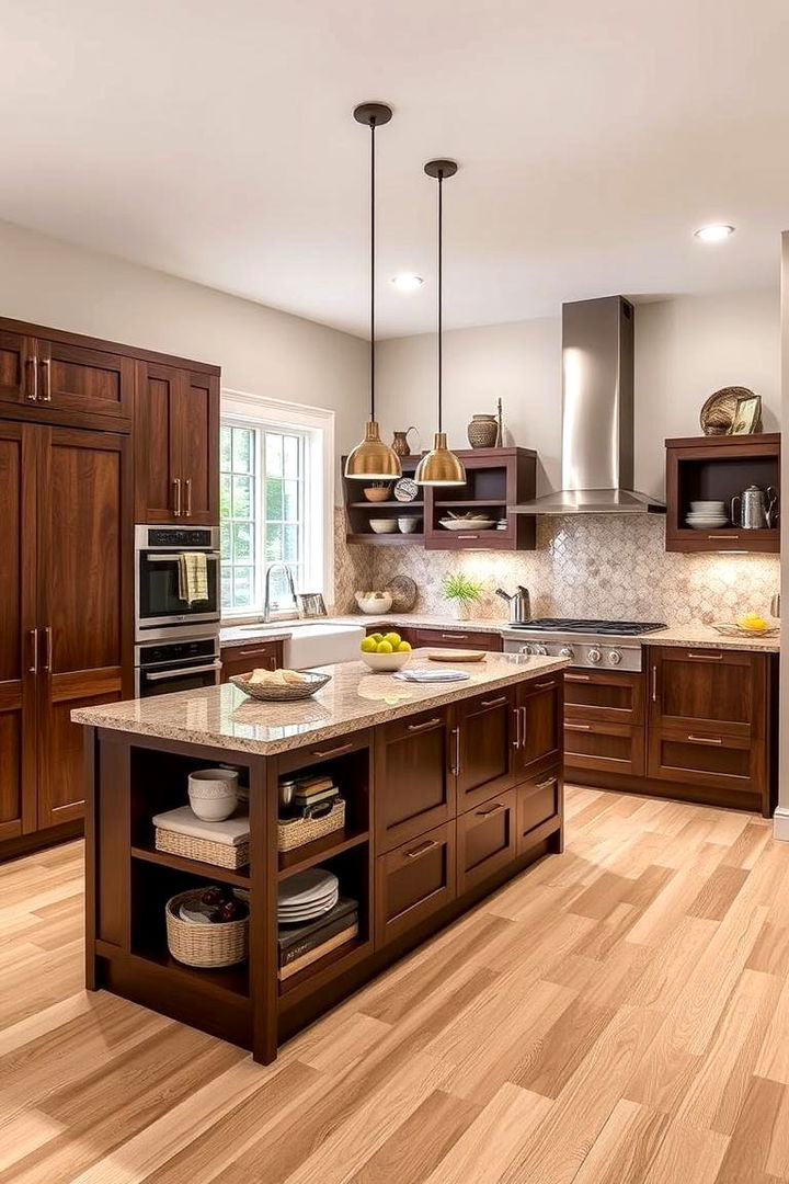 Multifunctional Brown Kitchens - 22 Brown Kitchen Ideas