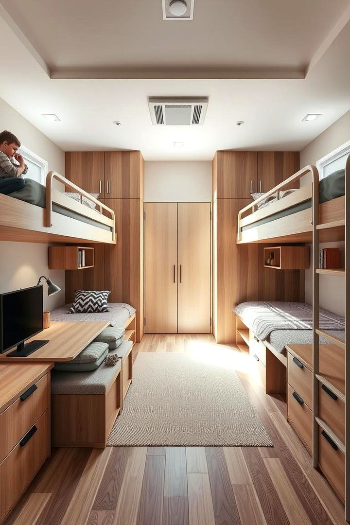 Multifunctional Bunk Room Innovations - 22 bunk room ideas