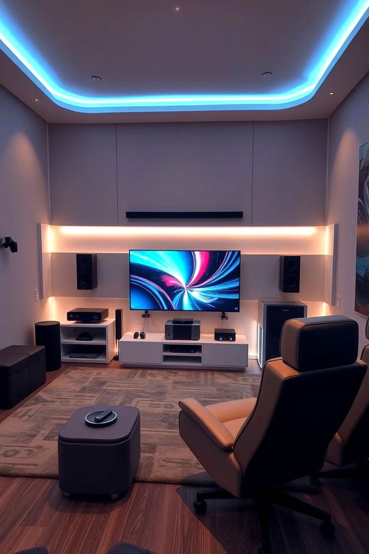 Multifunctional Entertainment Hub - 22 Family Room Ideas