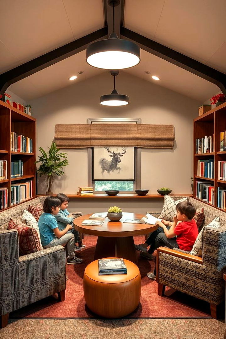 Multifunctional Family Reading Den - 22 Reading Room Ideas