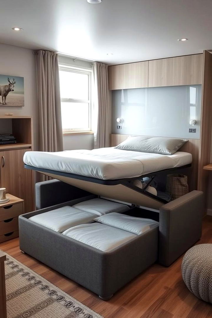 Multifunctional Furniture - 22 Neutral Boho Living Room Ideas