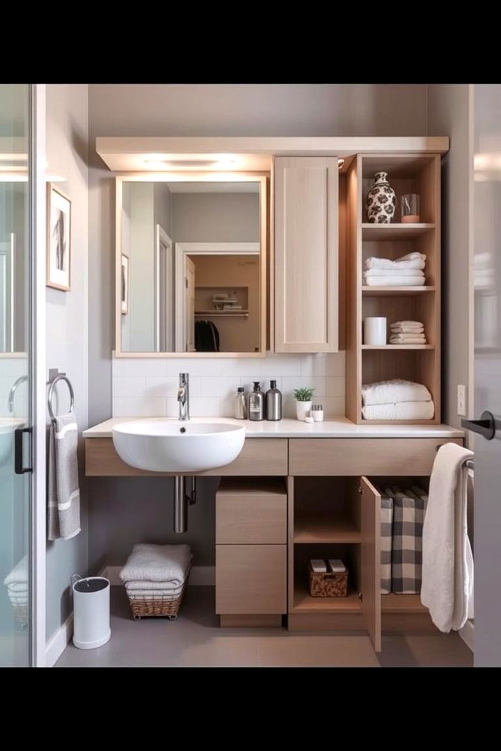 Multifunctional Furniture - 22 Small Ensuite Design Ideas