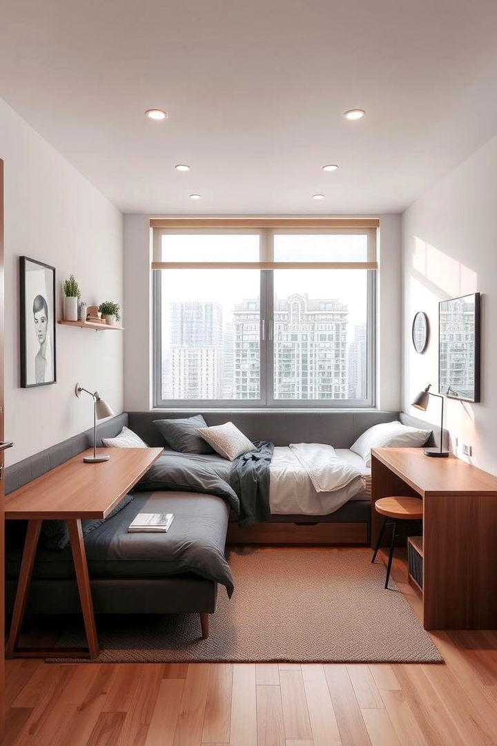 Multifunctional Furniture Layout - 22 L-shaped Bedroom Layout Ideas