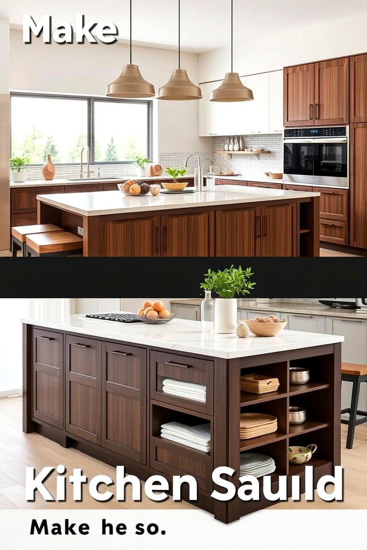 Multifunctional Island Concepts - 22 Cozy Kitchen Ideas