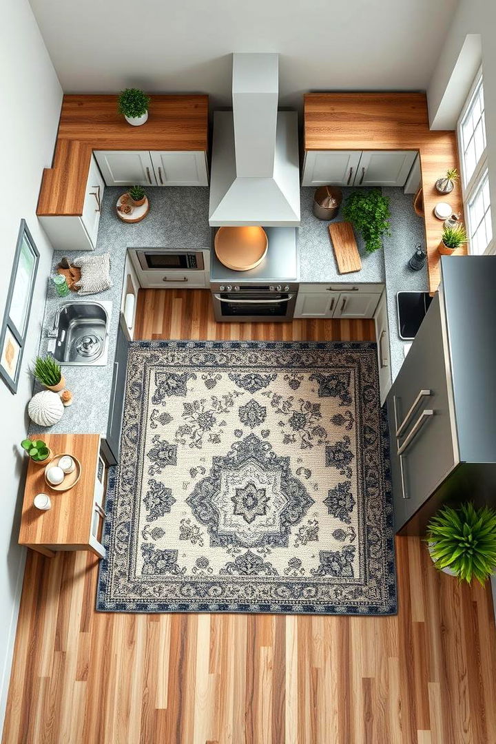 Multifunctional Kitchen Zones - 22 Kitchen Rug Ideas