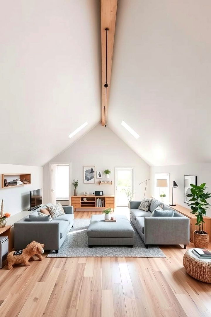 Multifunctional Living Space Attic - 22 attic room ideas