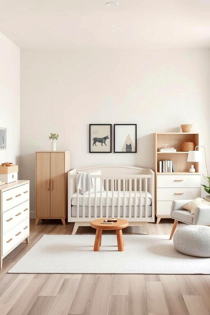 Multifunctional Nursery Furniture - 22 Neutral Nursery Ideas