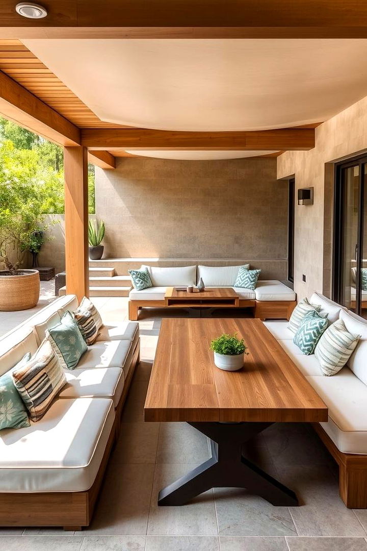 Multifunctional Outdoor Space - 22 Barndominium Front Porch Ideas