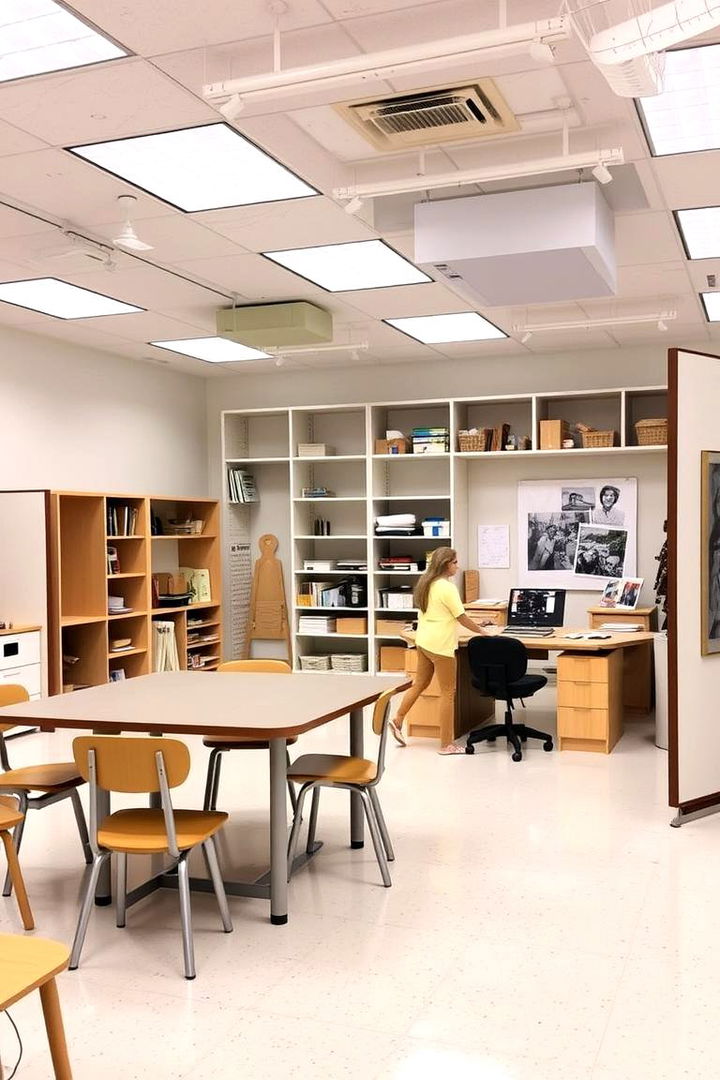 Multifunctional Space Utilization - 22 Art Room Ideas