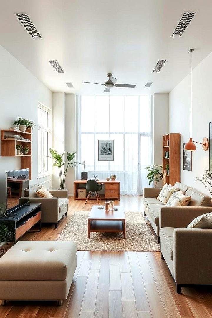 Multifunctional Spaces with Clean Lines - 22 Boho-scandinavian Design and Decor Ideas