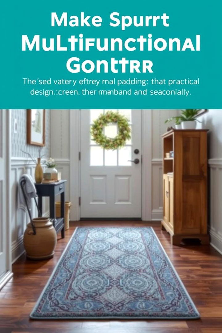 Multifunctional and Practical Rugs - 22 Entryway Rug Ideas