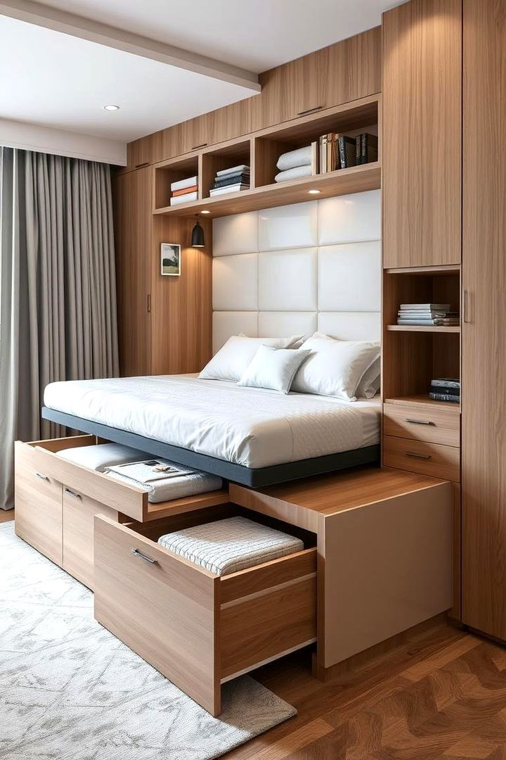 Multipurpose Bed Frames - 22 Small Bedroom Ideas