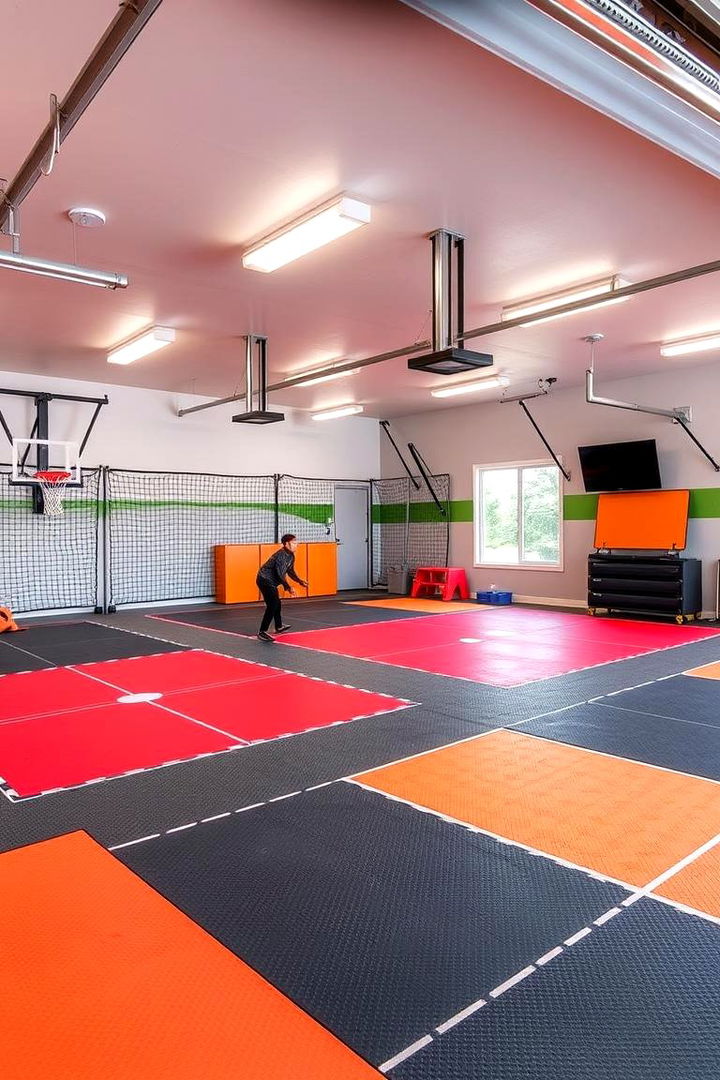 Multipurpose Sports and Recreation Room - 22 Garage Conversion Ideas