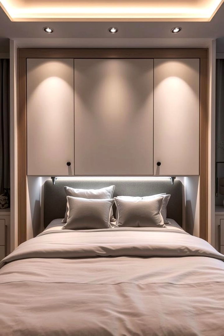 Murphy Bed with Integrated Lighting - 22 Murphy Bed Ideas