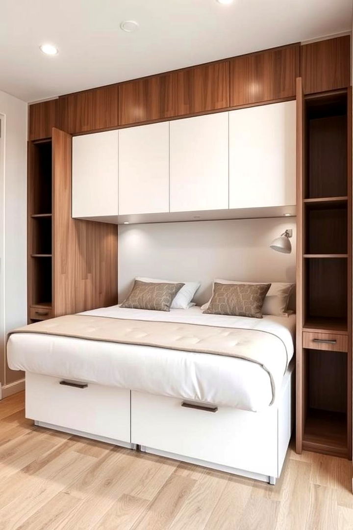Murphy Beds with Storage - 22 Small Apartment Storage Ideas