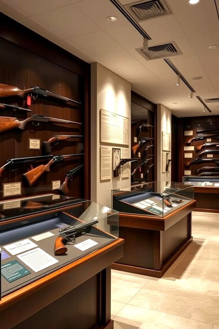 Museum Style Exhibition - 22 Gun Room Ideas