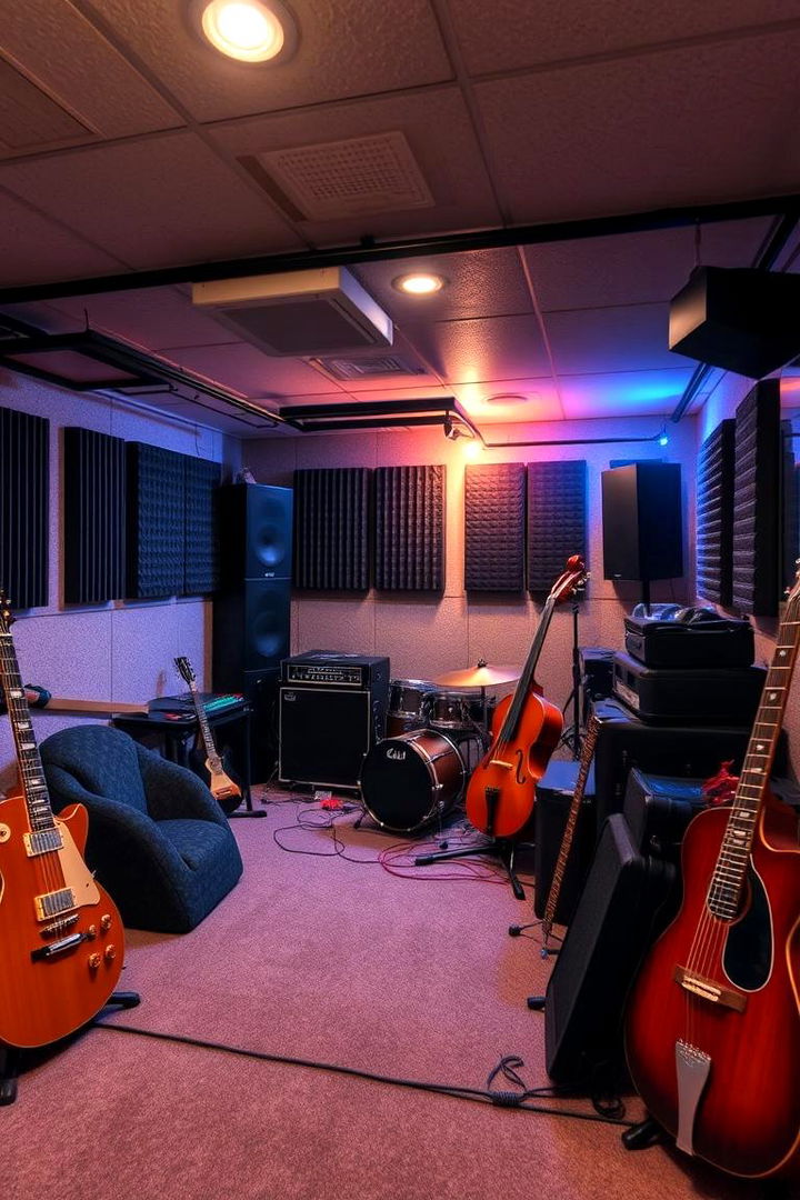 Music Practice Room - 22 Basement Ideas