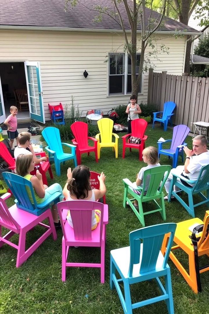 Musical Chairs Mayhem - 22 Backyard Birthday Party Ideas
