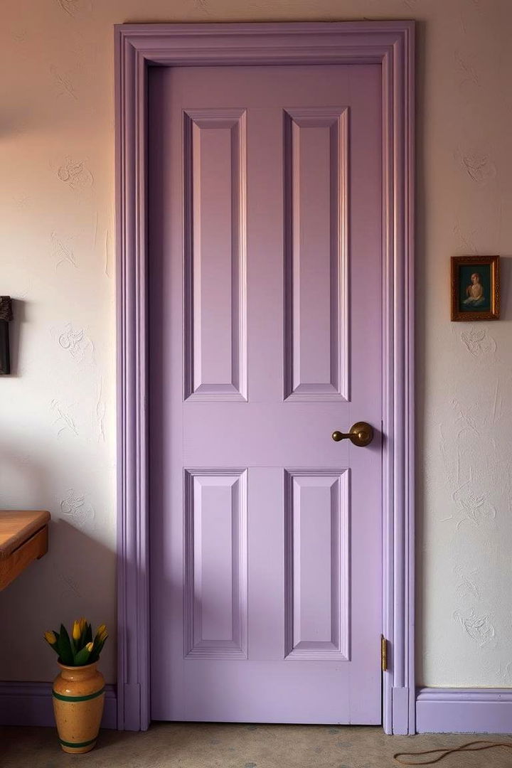 Muted Lavender - 22 Mid Century Front Door Colors