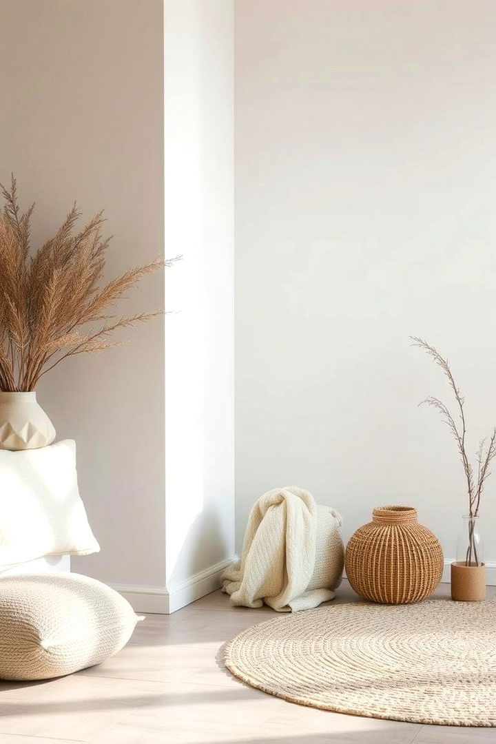 Muted Palette Reinforcing Tranquility - 22 Japandi Living Room Ideas