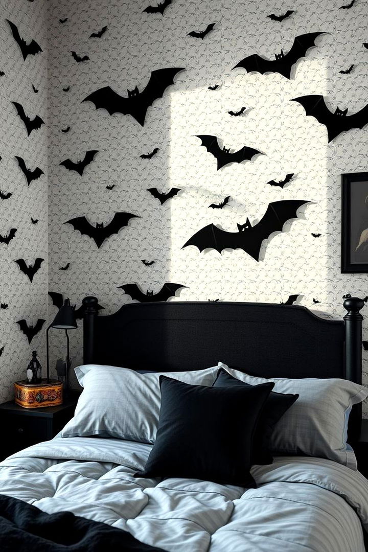 Mysterious Bat Motifs - 22 Vampire Bedroom Ideas