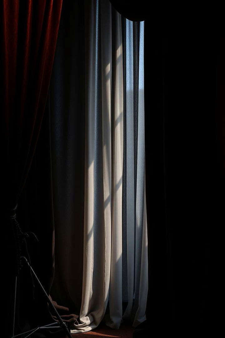 Mysterious Drapery and Curtains - 22 Gothic Living Room Ideas