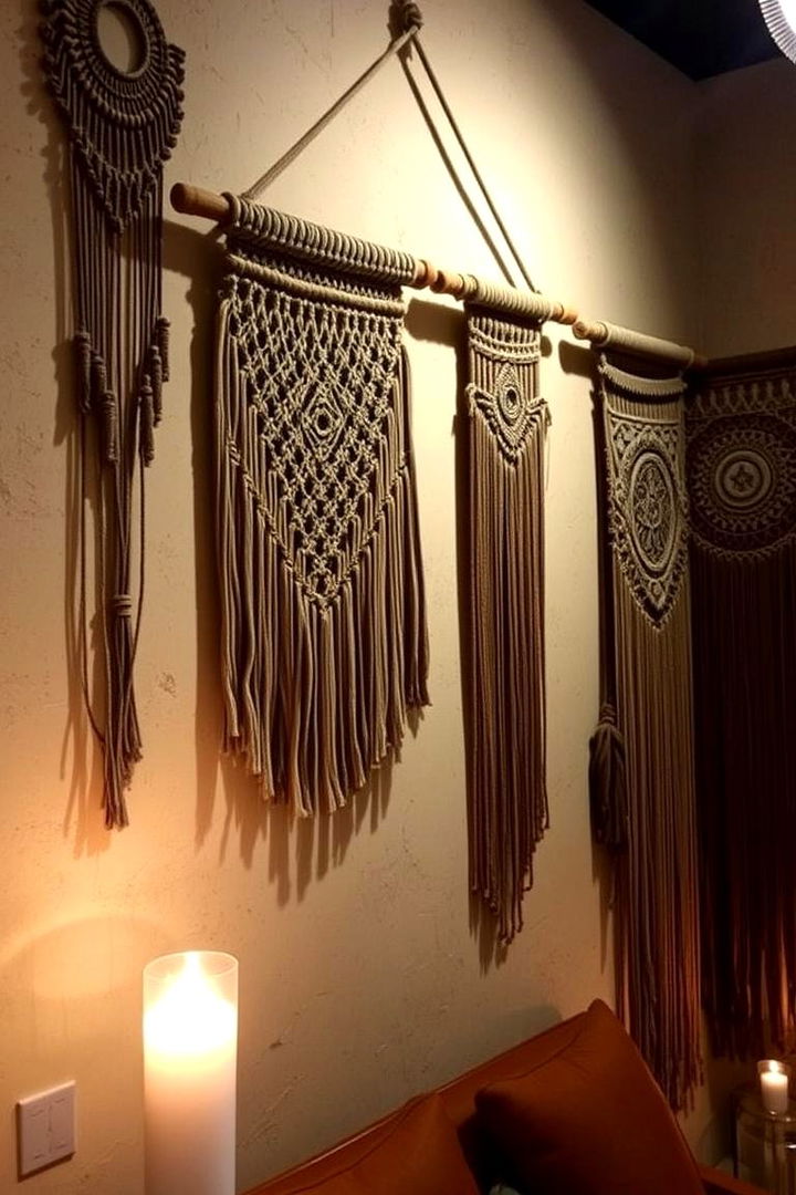 Mysterious Wall Hangings and Macrame Artistry - 22 Gothic Boho Decor Ideas