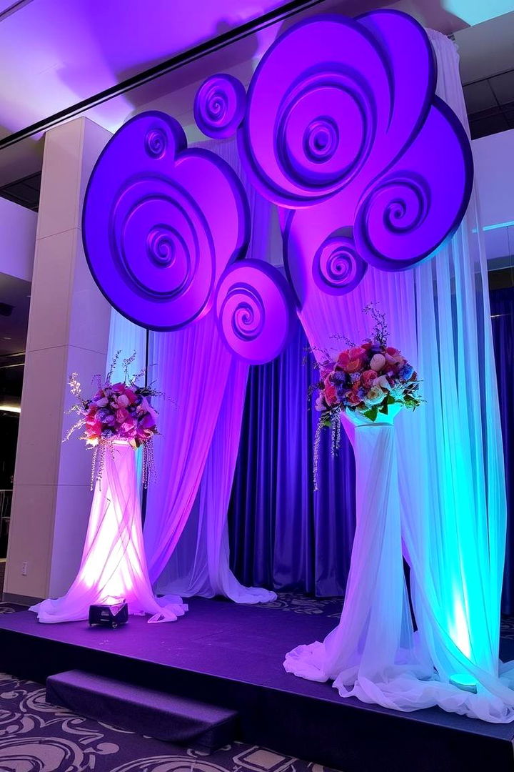 Mystic Purple Whirl - 22 Purple Wedding Theme Ideas