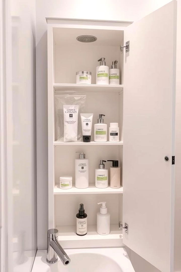 Narrow Cabinets - 22 Small Bathroom Storage Ideas