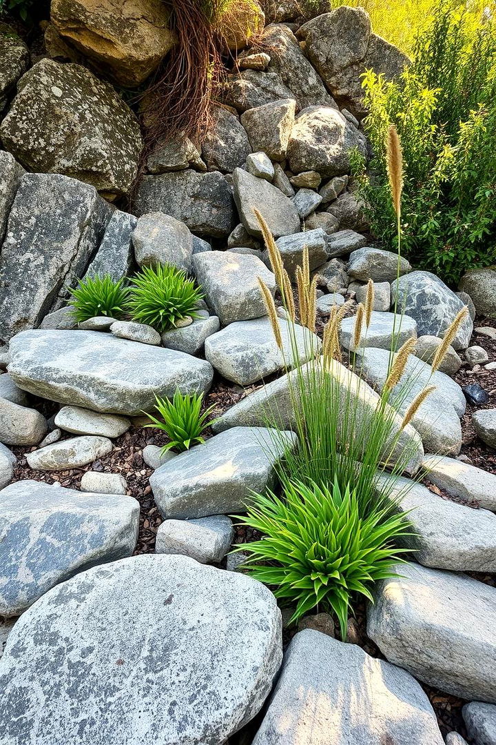 Native Stone Rock Garden - 22 Rock Garden Ideas