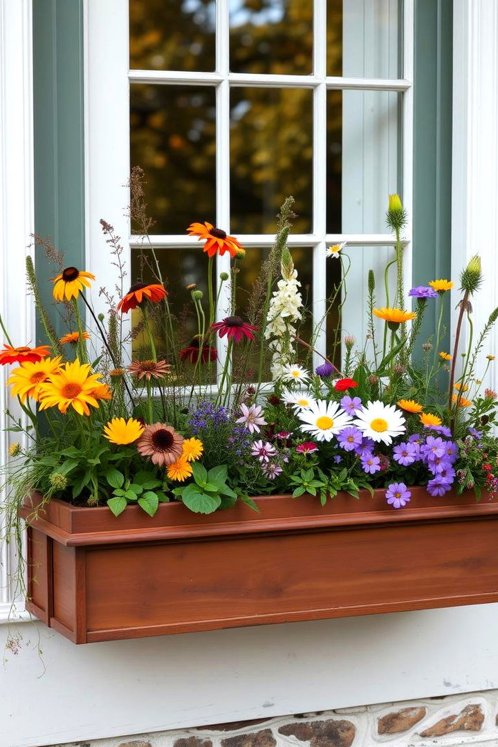 Native Wildflowers for Seasonal Sustainability - 22 Fall Window Box Ideas