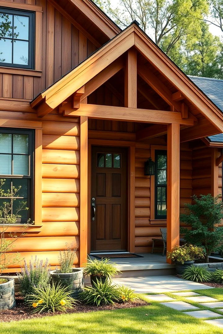Natural Cedar Serenity - 22 Brown Exterior House Colors
