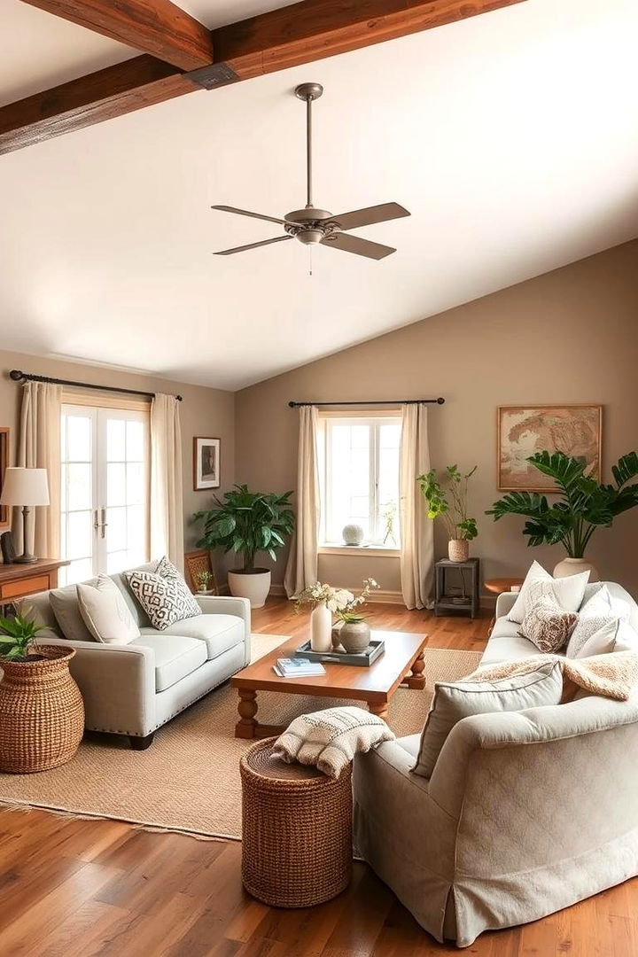 Natural Earth Tones Palette - 22 Rustic Interior Design Ideas