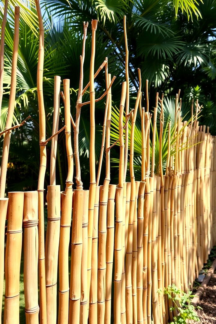 Natural Eco Friendly Bamboo Fencing - 22 Privacy Fence Ideas