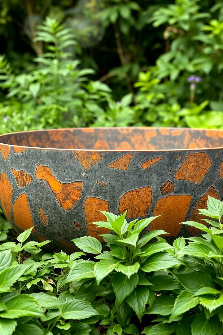 Natural Element Fusion - 22 Metal Fire Pit Ideas