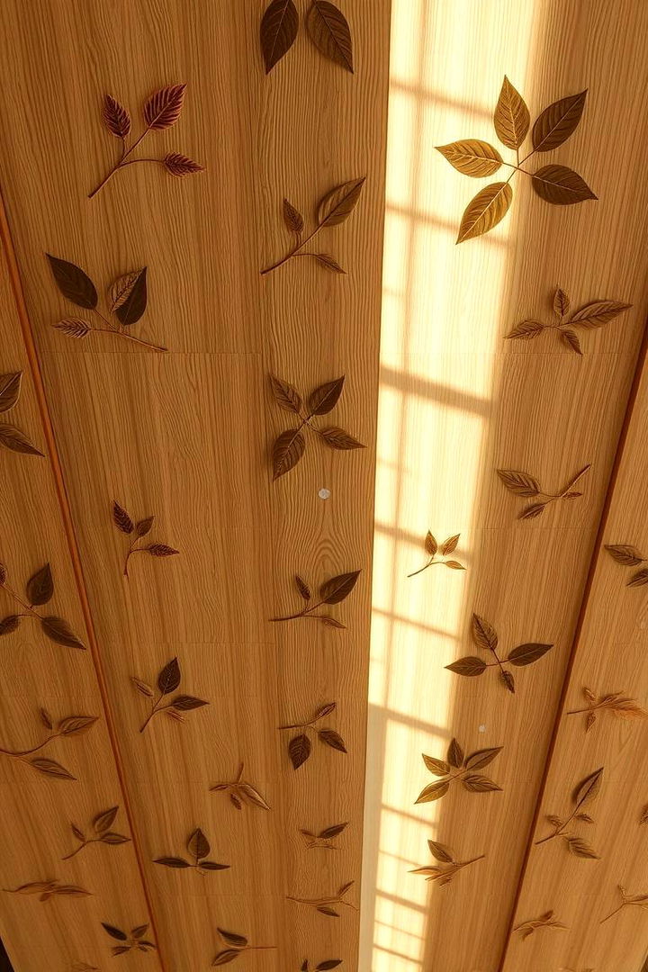 Natural Element Infusion - 22 Bedroom Ceiling Ideas